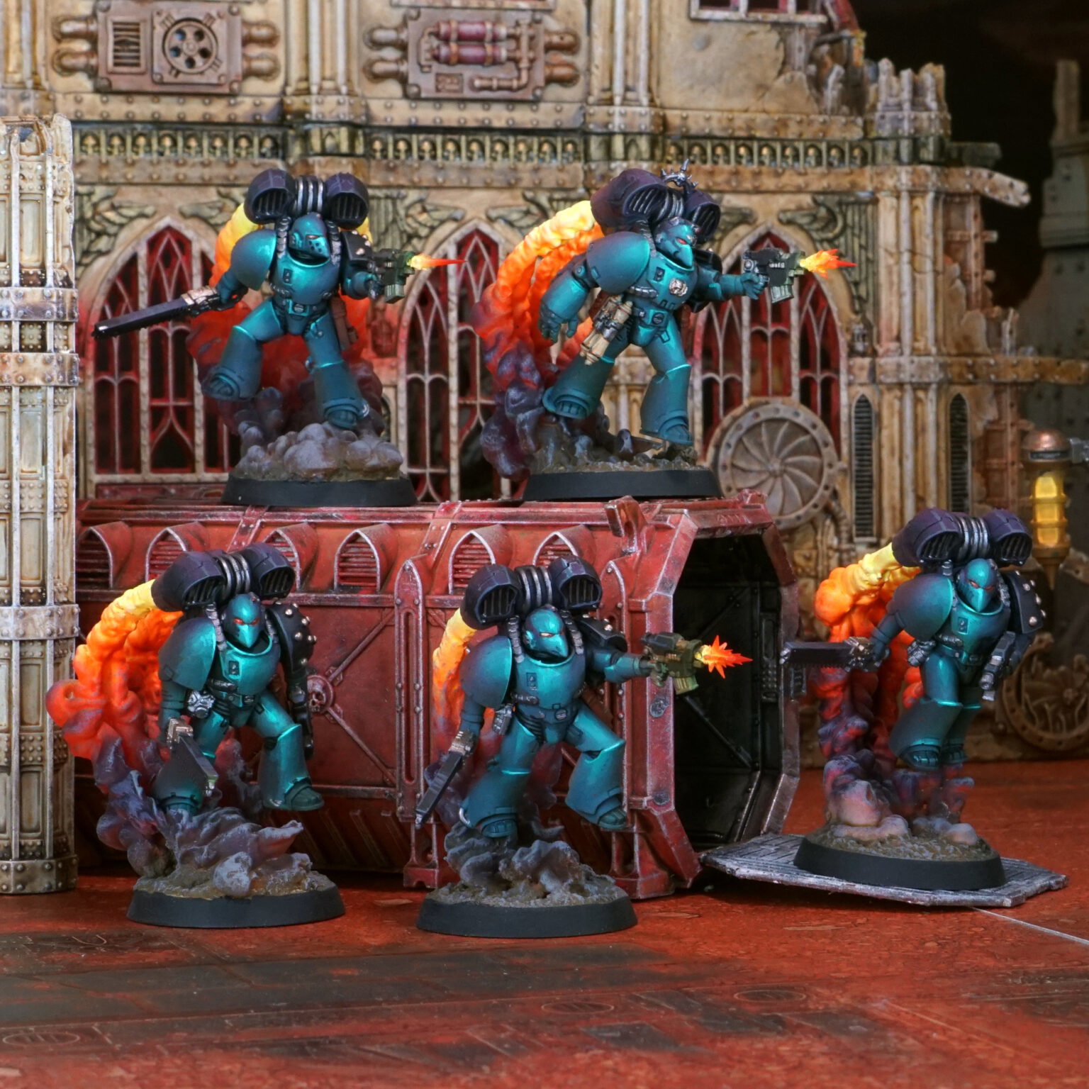 Astartes Legion - MkVI Assault Marines backpack smoke - Physical ...