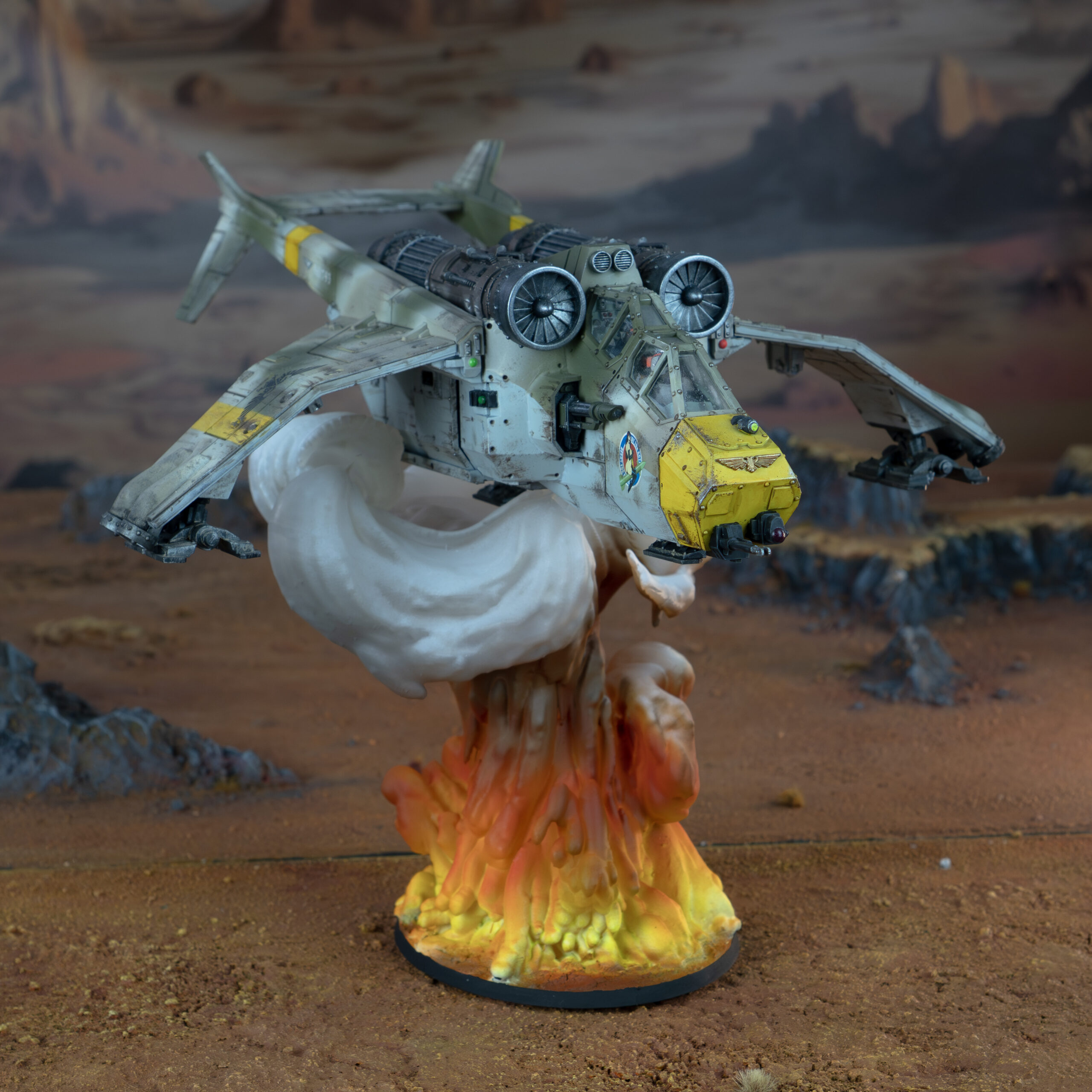 Astra Militarum - Valkyrie - Crossing Smoke Base - Digital