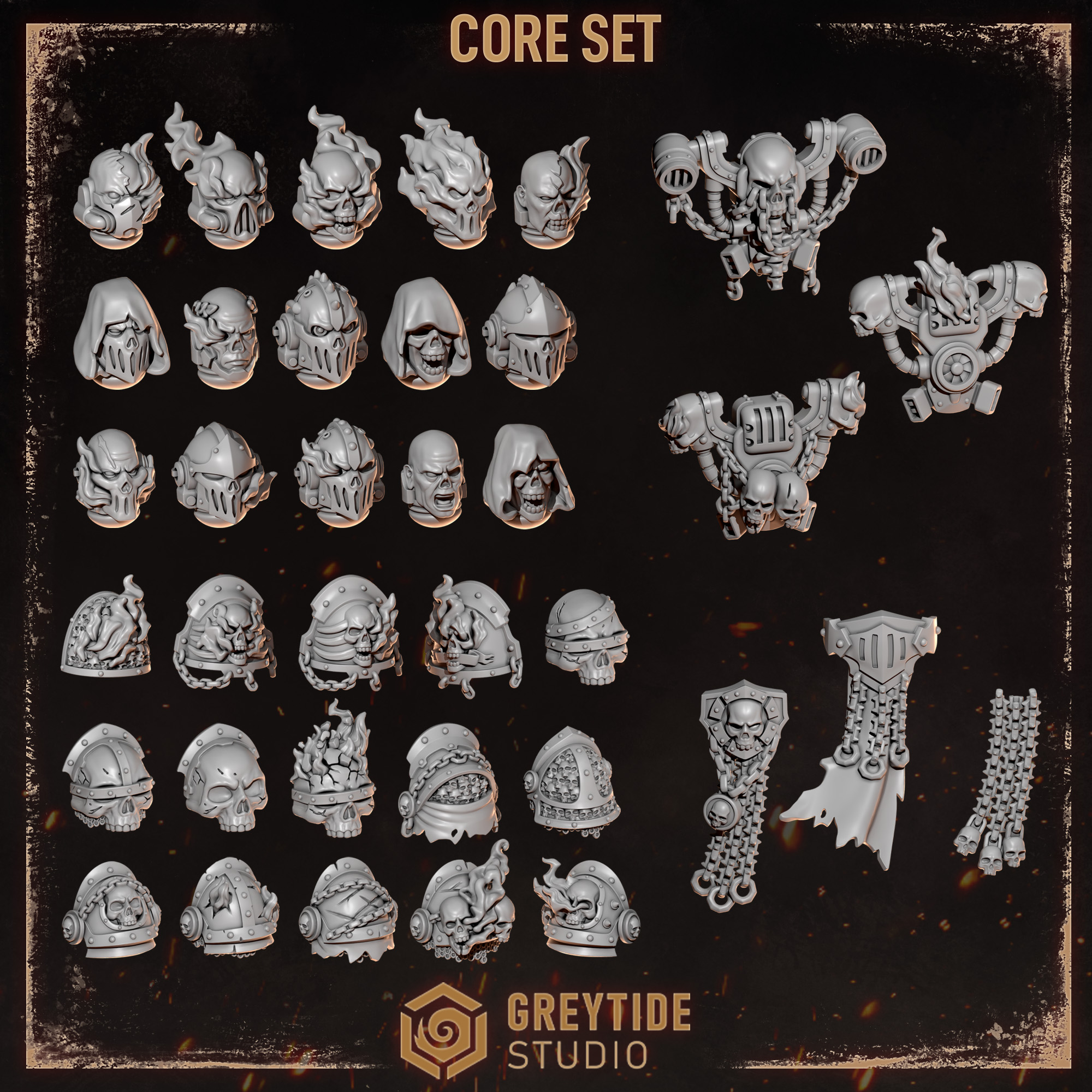 Greytide - Cursed company - Core pack - Marines - Physical