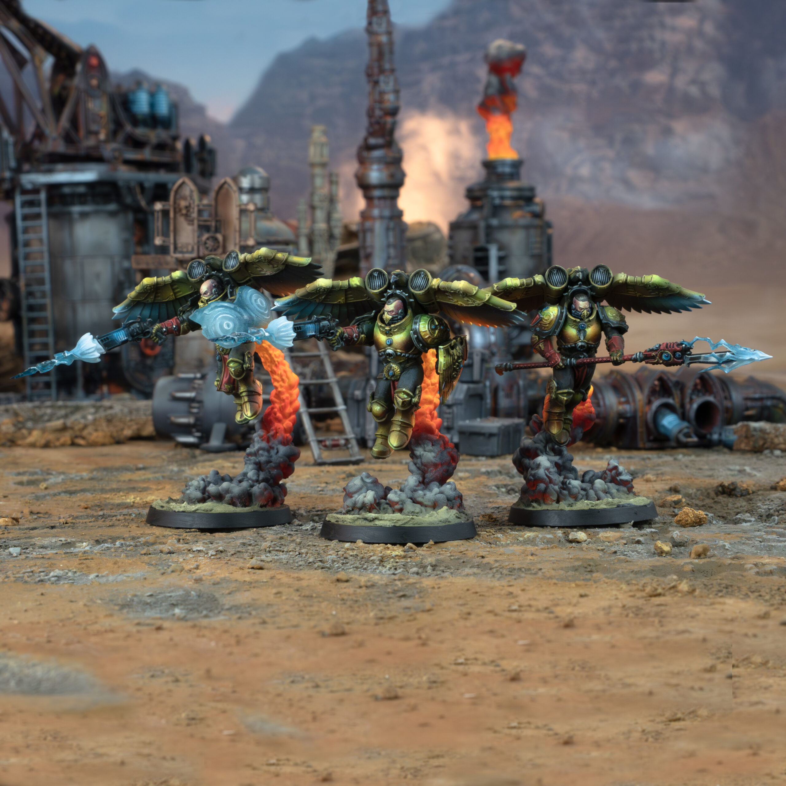 Adeptus Custodes - Venatari Sodality Backpack Smoke fx's - Physical