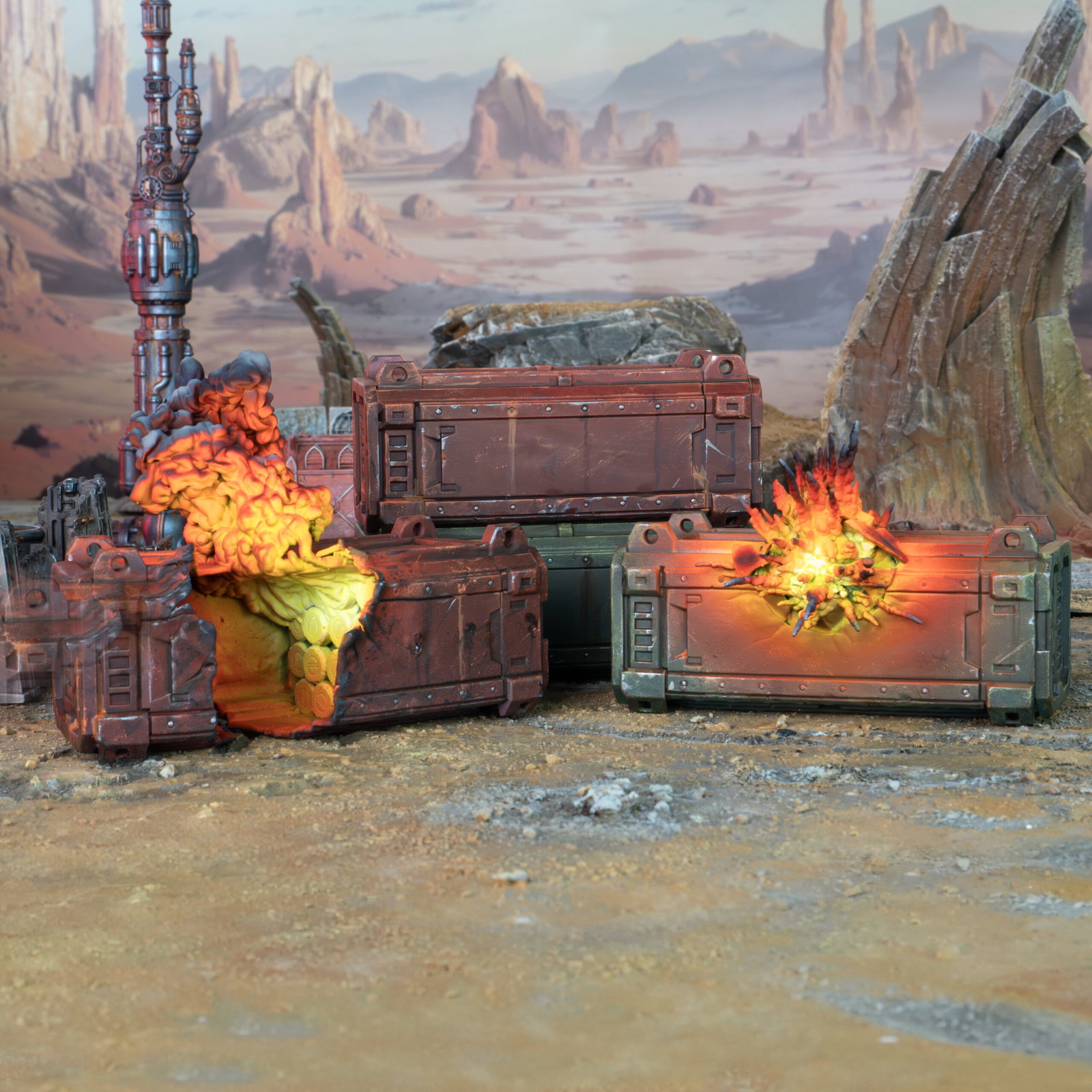 Cinematic cargo containers - Physical