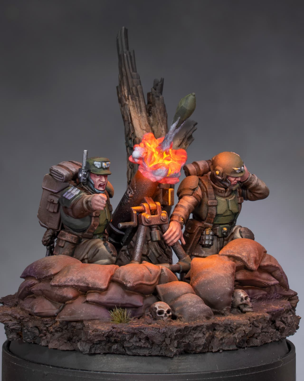 Astra Militarum - Mortar blast shot fx by El Miniaturista - Digital